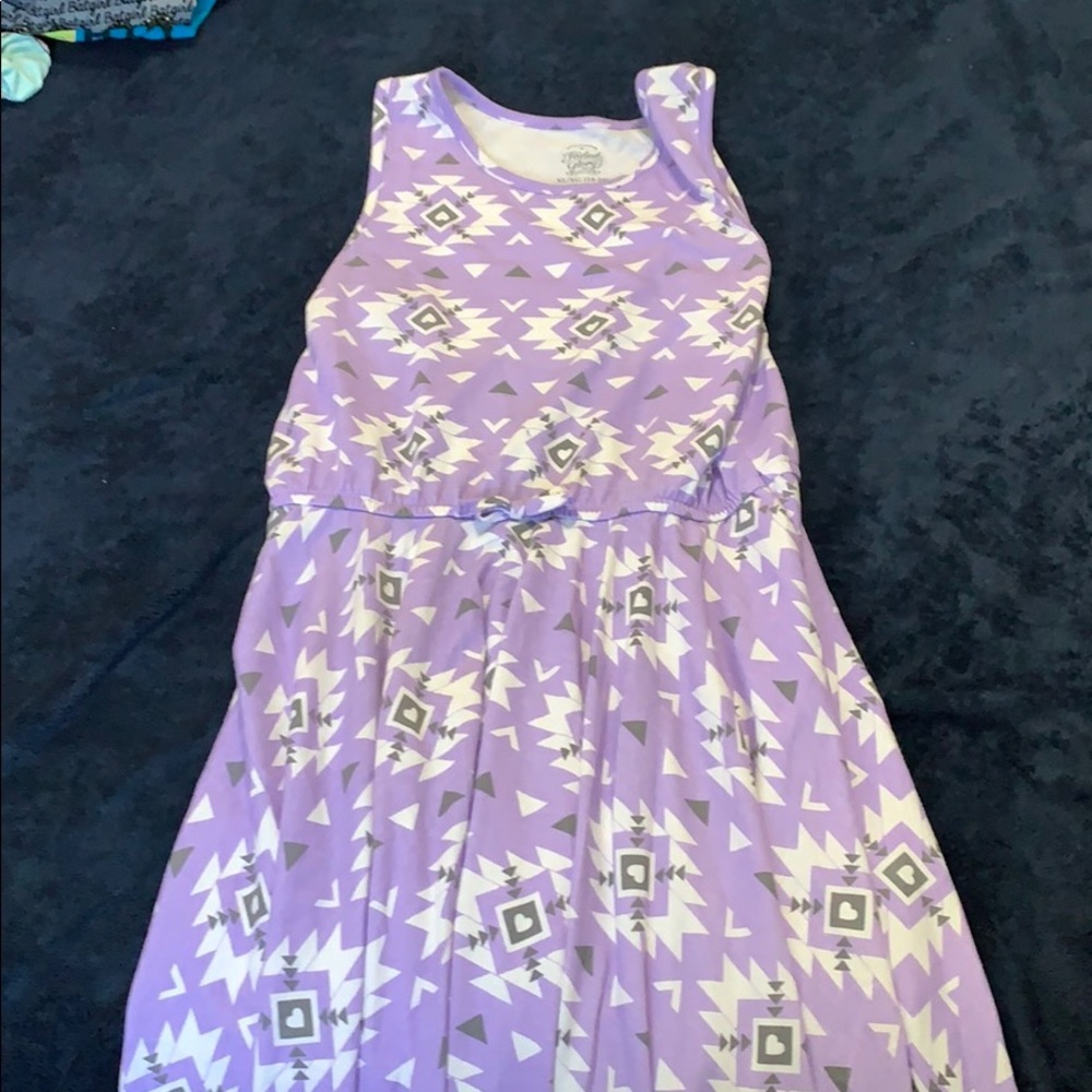 Girls XL shark bite dress